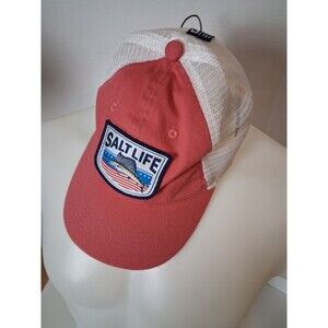 Salt Life Mesh Snapback Baseball Hat Girls Youth Size
